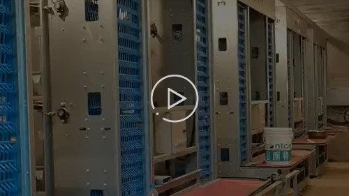 撿蛋機端展示以及電控箱導(dǎo)流板
